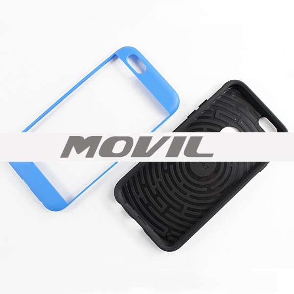 NP-2509 Montado TPU PC funda para  iPhone 6-4